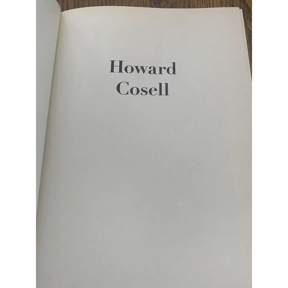 Howard Cosell The Man the Myth Signed Inscribed‎ By Mark Ribowsky Hardback Book